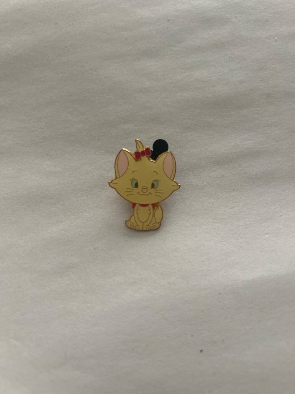 Disney Pin Mini Big Head Marie Aristocats Cat